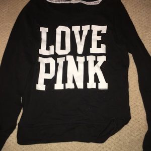 Pink crew neck